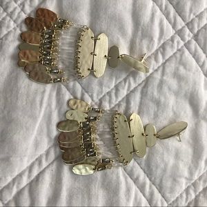 Kendra Scott Oster Statement Earrings Gold